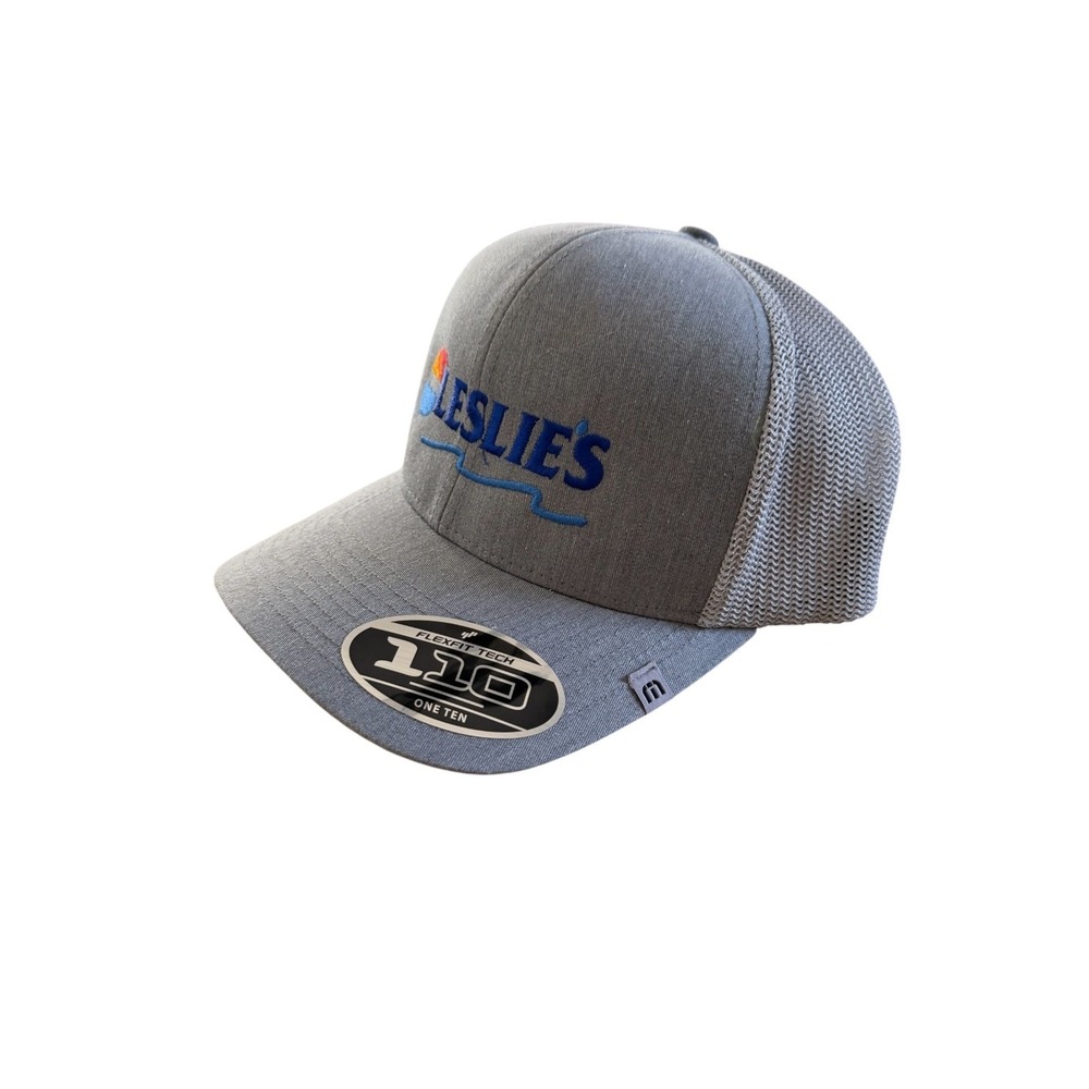 TravisMathew Widder 2.0 Trucker Hat Gray Leslie's Golf Snapback Cap NWT - Picture 2 of 5